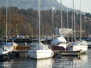 Le petit port, lac du Bourget